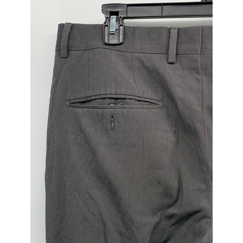 MEXX METROPOLITAN Men's Charcoal Gray Straight-Leg Regular-Fit Trousers SZ 40R