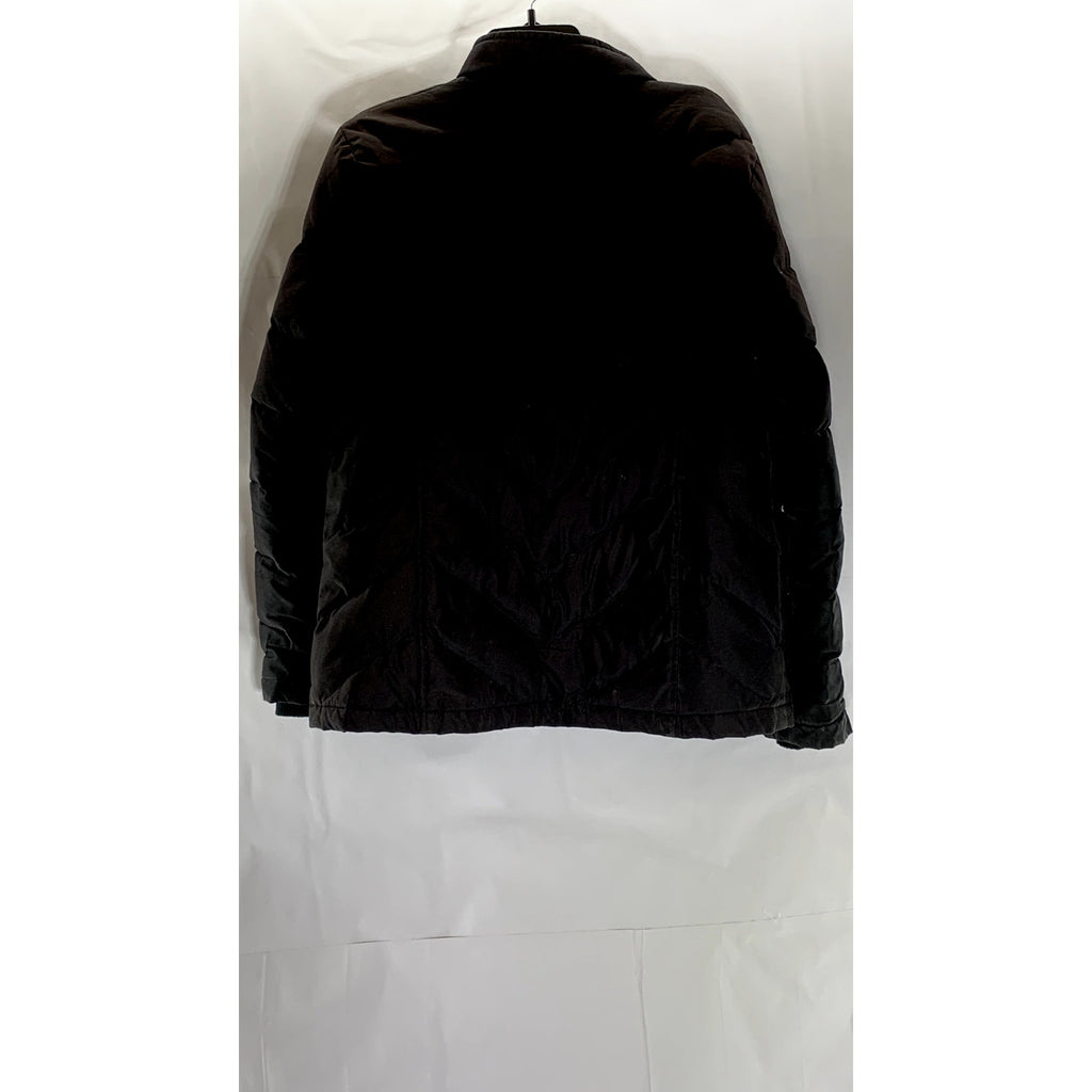 REACTION KENNETH COLE Men's Vintage Black Zip-Up Stand Collar Jacket SZ XL