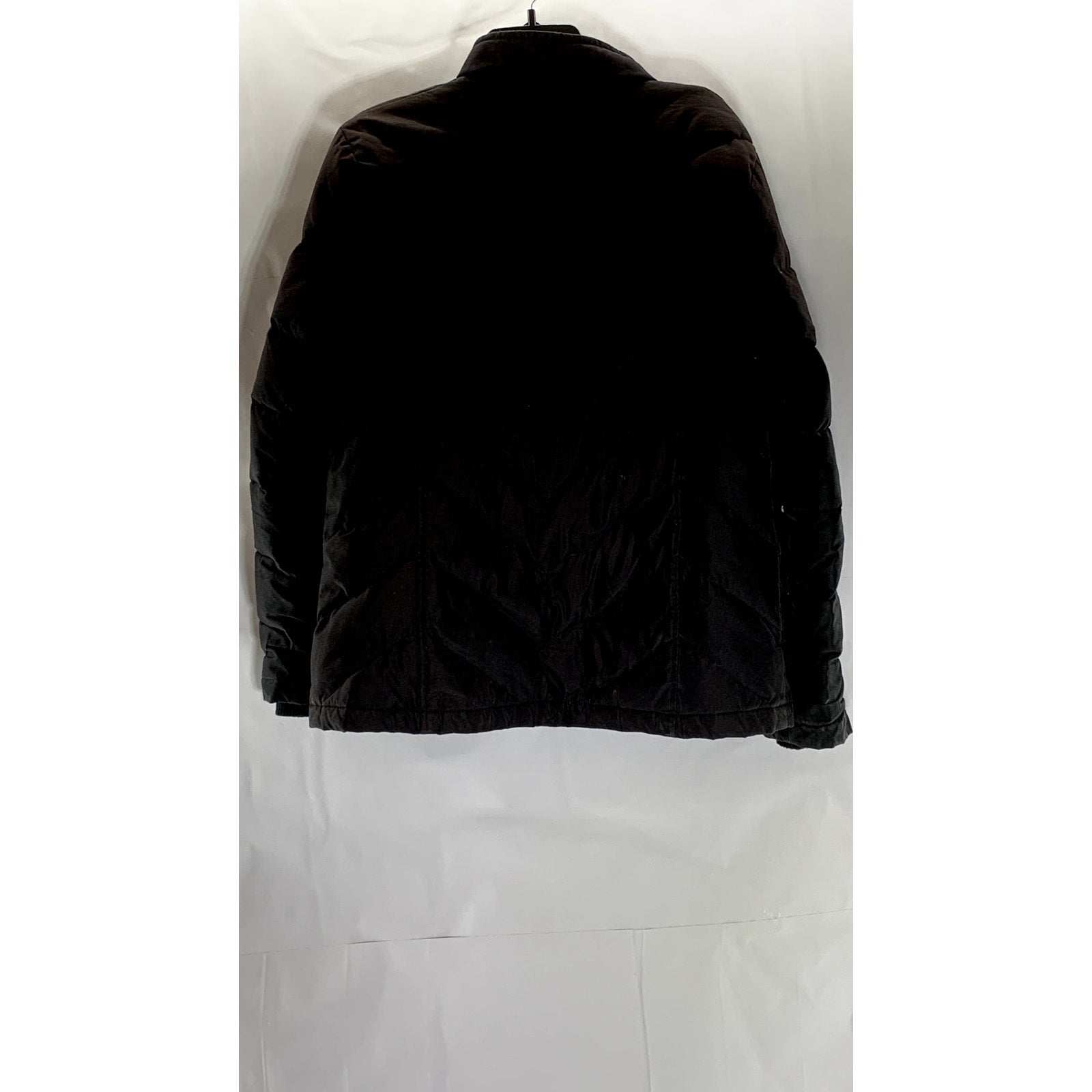 REACTION KENNETH COLE Men's Vintage Black Zip-Up Stand Collar Jacket SZ XL