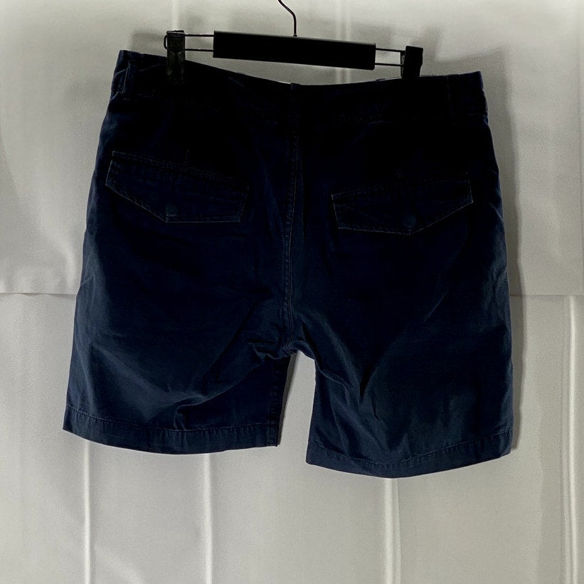 SATURDAYS NEW YORK CITY Men's Navy Regular-Fit Chino Shorts SZ 31