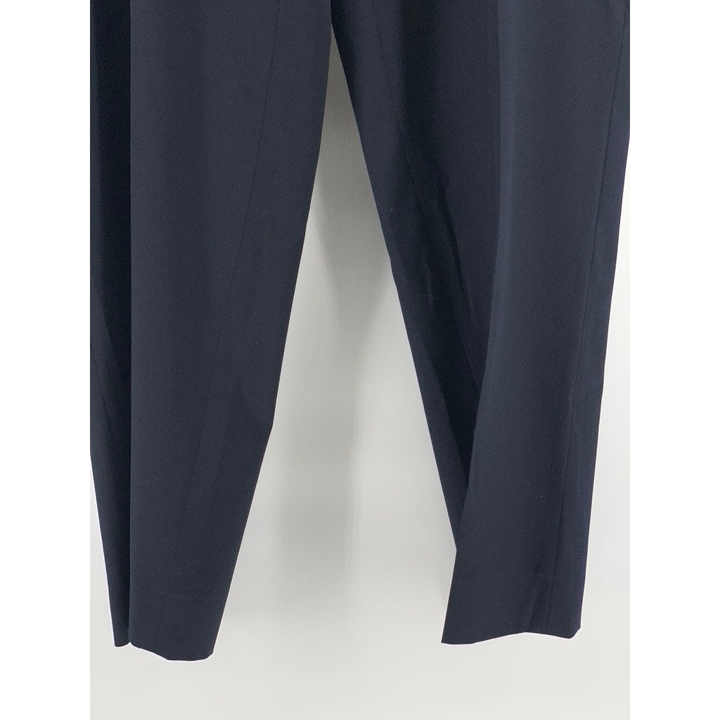 PRONTO UOMO Men's Black Solid Straight Leg Wool Pants SZ 40