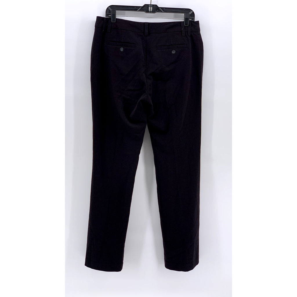 GLORIA VANDERBILT Women's Black Solid Straight Leg Pants SZ 10