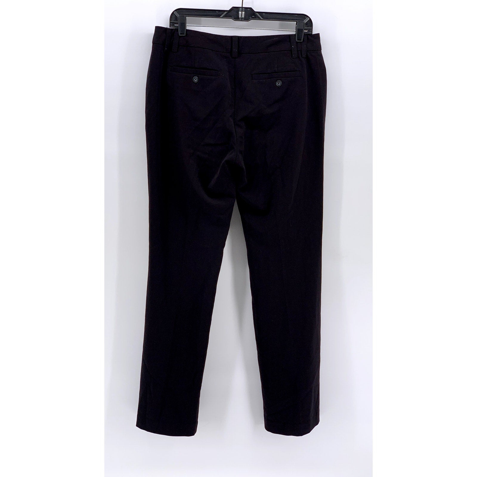 GLORIA VANDERBILT Women's Black Solid Straight Leg Pants SZ 10