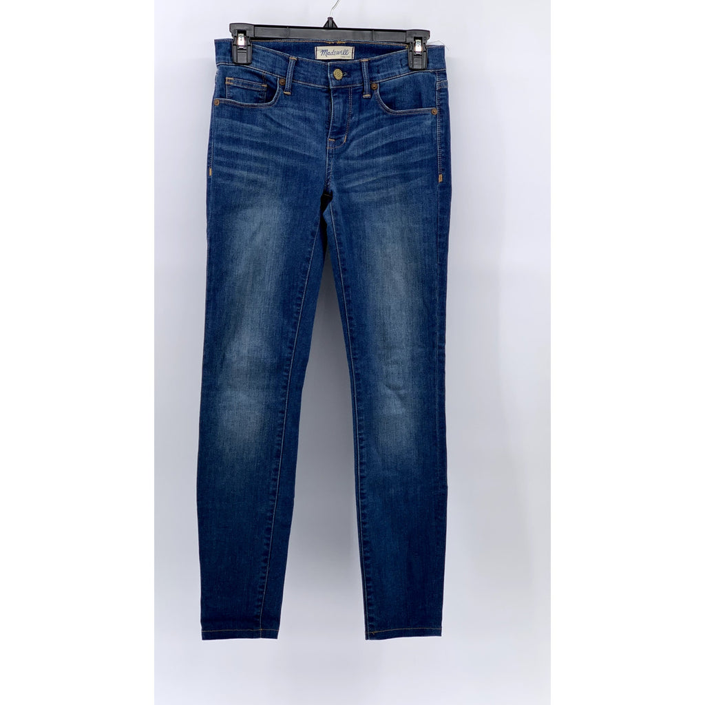MADEWELL Women’s Blue Denim Skinny Jeans SZ 25