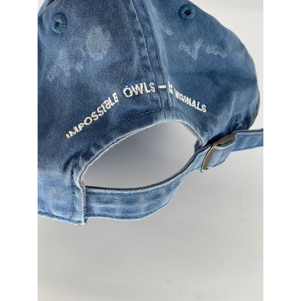 AMERICAN NEEDLE INC. Unisex Adult Blue Denim Sea Of Crises Adjustable Hat SZ OS