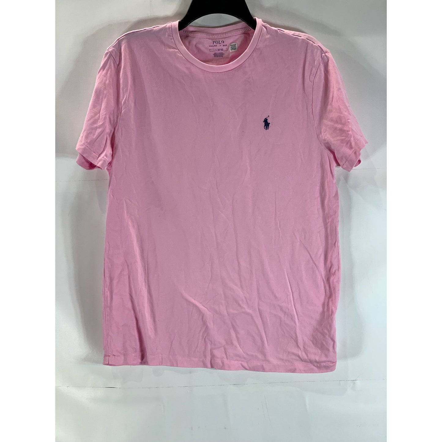 POLO RALPH LAUREN Men's Pink Crewneck Lightweight Short Sleeve T-Shirt SZ L