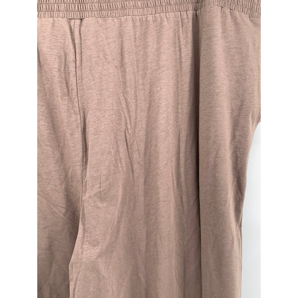 ANYBODY Women's Plus Brown Cozy Relaxed Fit Pants SZ 3X/T