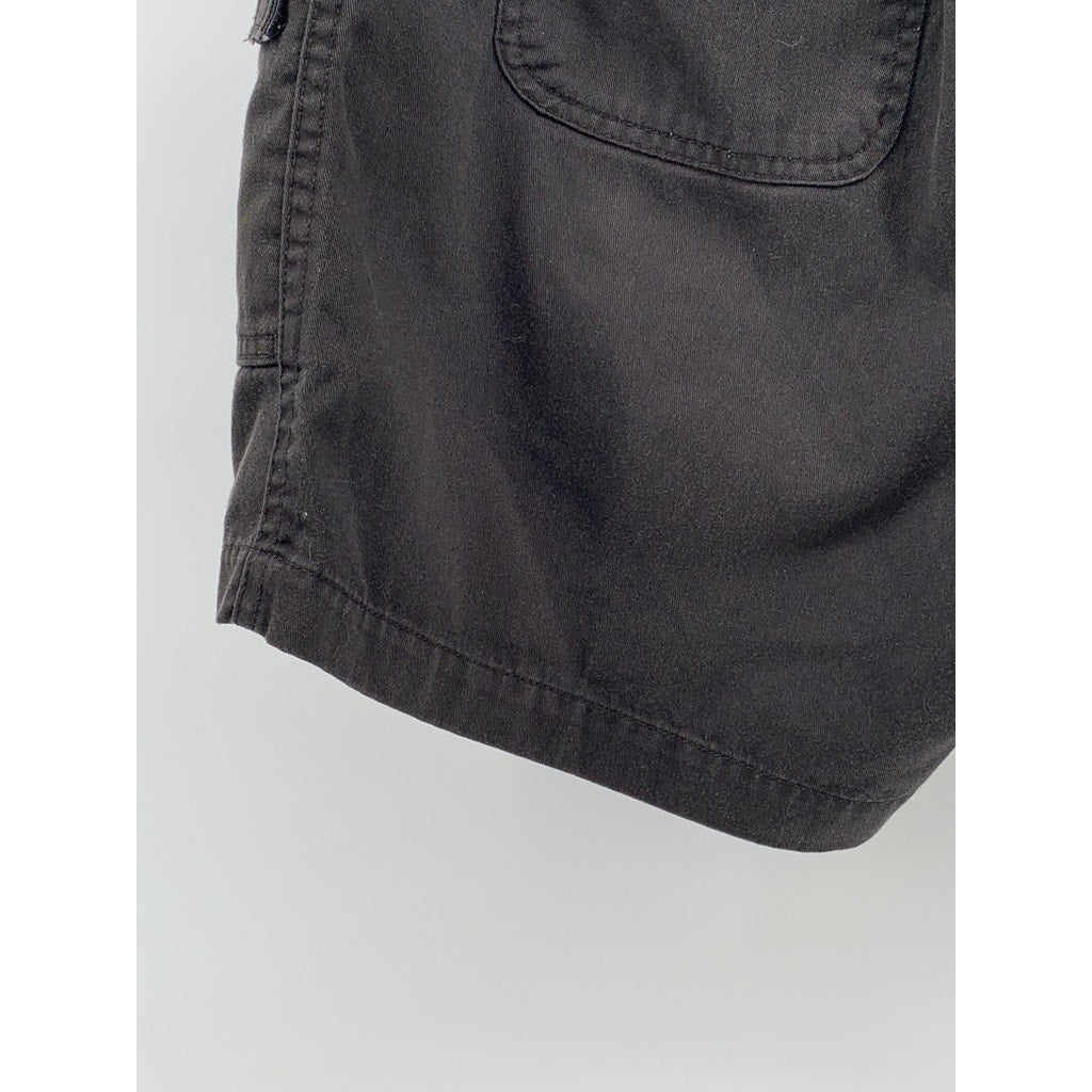 WEEKENDER Men's Black Solid Trader Cargo Shorts SZ 36