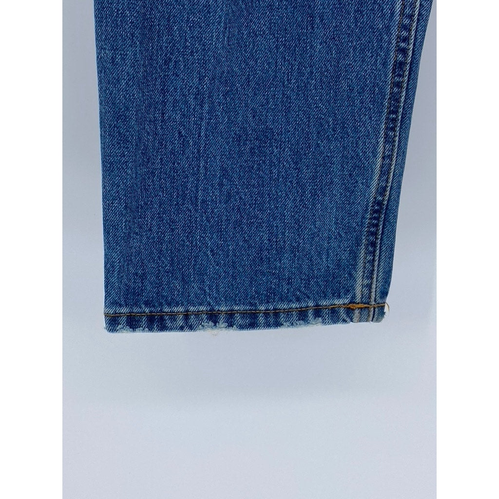 EVERLANE Men’s Dark Blue Denim The Relaxed Straight-Fit Jeans SZ 28