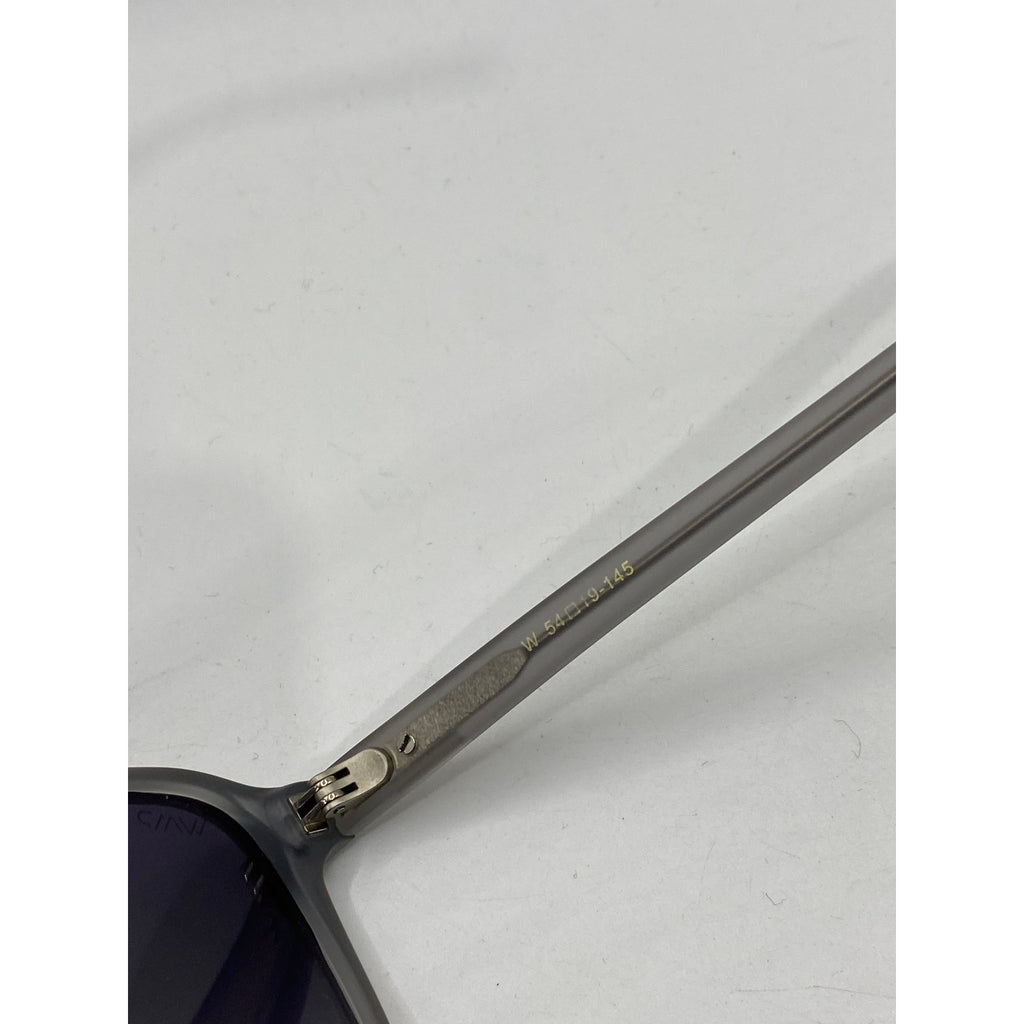 WMP Men's Gray Polarized Aviator One-Bridge Modern Square Lens Sunglasses