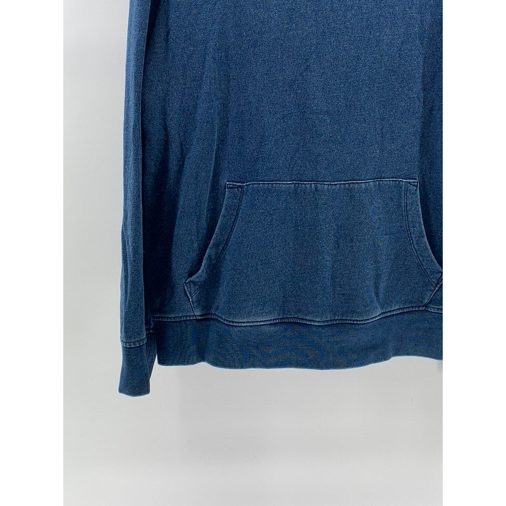 GAP Men's Dark Blue Solid Pullover Casual Long Sleeve Sweatshirt SZ M