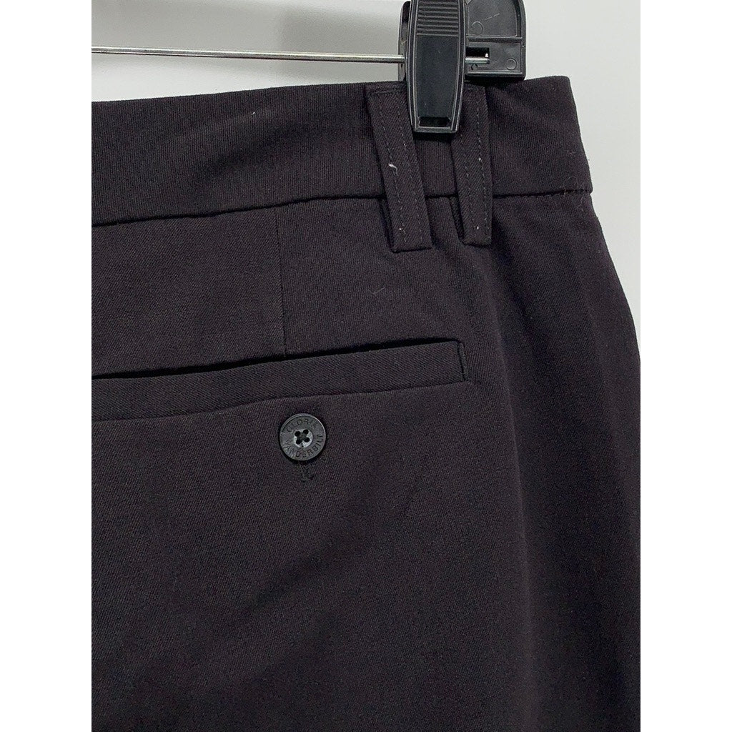 GLORIA VANDERBILT Women's Black Solid Straight Leg Pants SZ 10