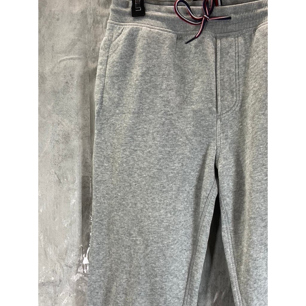 TOMMY HILFIGER Men's Light Grey Solid Drawstring Pull-On Jogger Pants SZ M