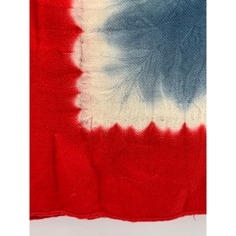 UNBRANDED Women’s Red-Blue Ombré Print Scarf