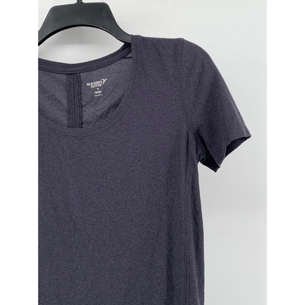 OLD NAVY Active Women's Scoop-Neck Twist Front Short Sleeve Top SZ XS