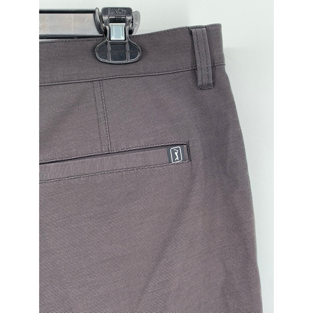 PGA TOUR Men's Black Golf Relaxed Fit Stretch Shorts SZ 38