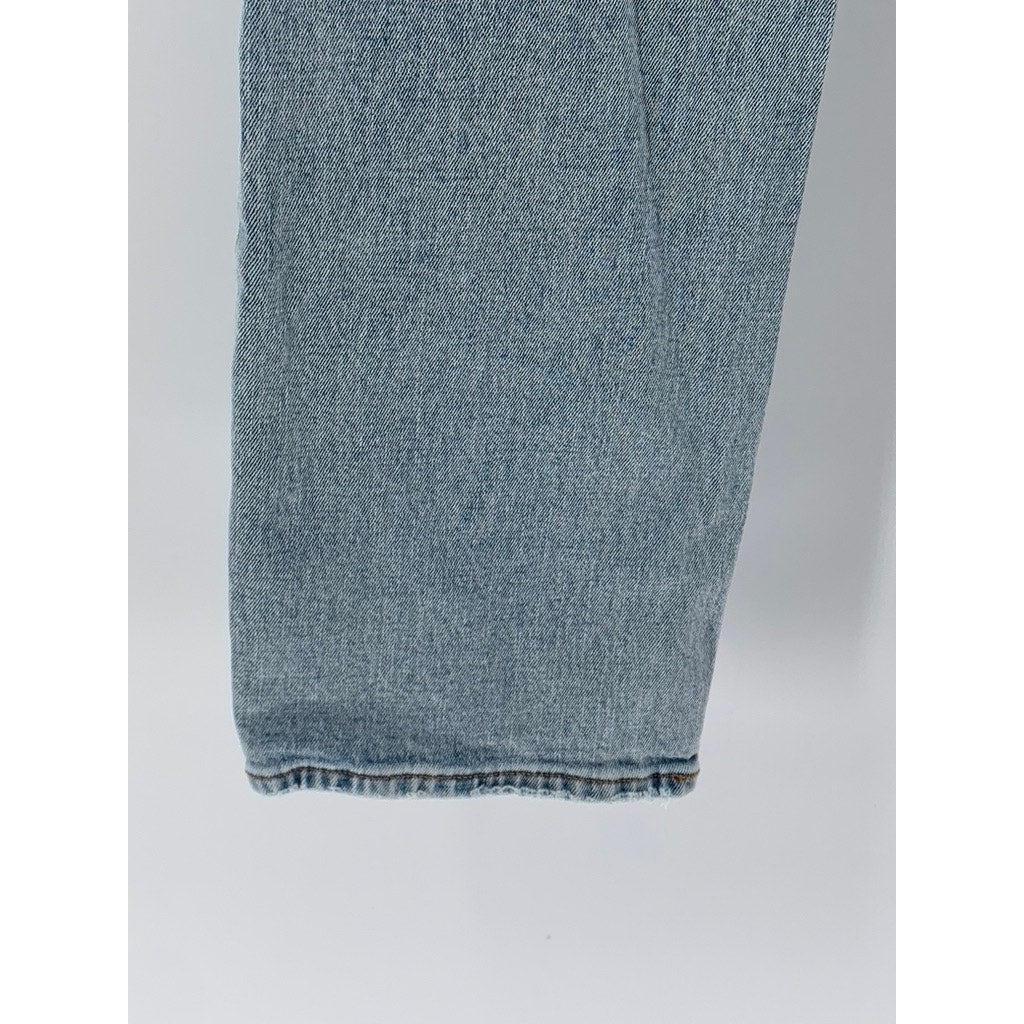 ABERCROMBIE & FITCH Women's Blue Ultra High Rise The Ankle Straight Jeans SZ25/0