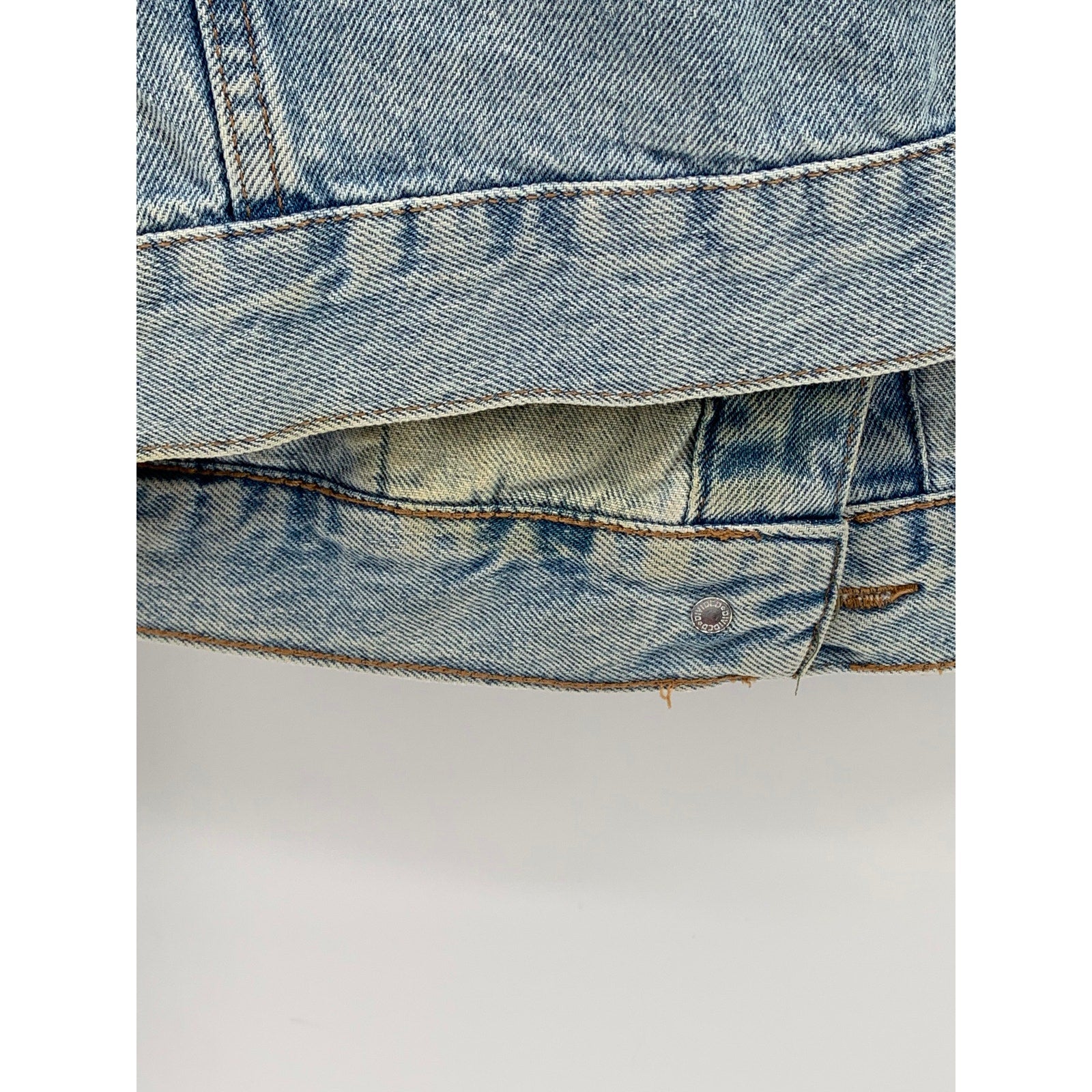 DIVIDED By H&M Women's Blue Denim Button-Up Long Sleeve Jean Jacket SZ M