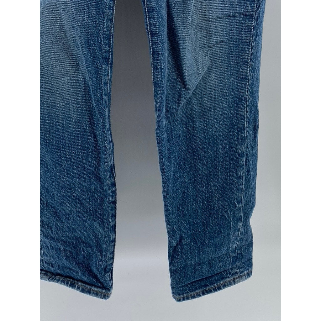 MADEWELL Women's Blue Denim The Curvy Perfect Vintage Regular-Fit Jean SZ 25