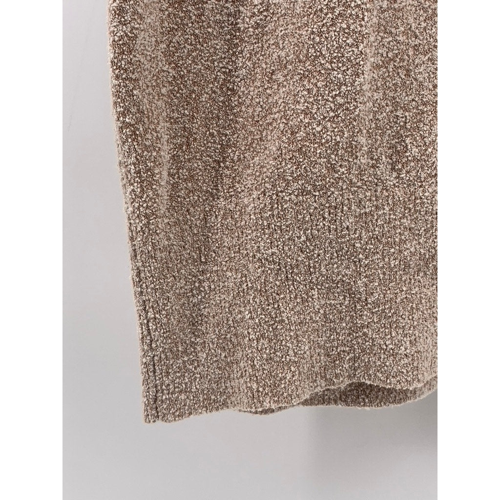 ANN TAYLOR FACTORY Women's Beige Knit Cotton-Blend Sweater Top SZ M