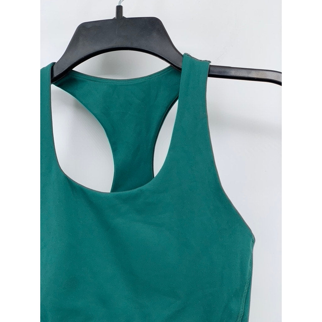 GAPFIT Women’s Dark Green Blackout Technology Racerback Sports Bra SZ XS