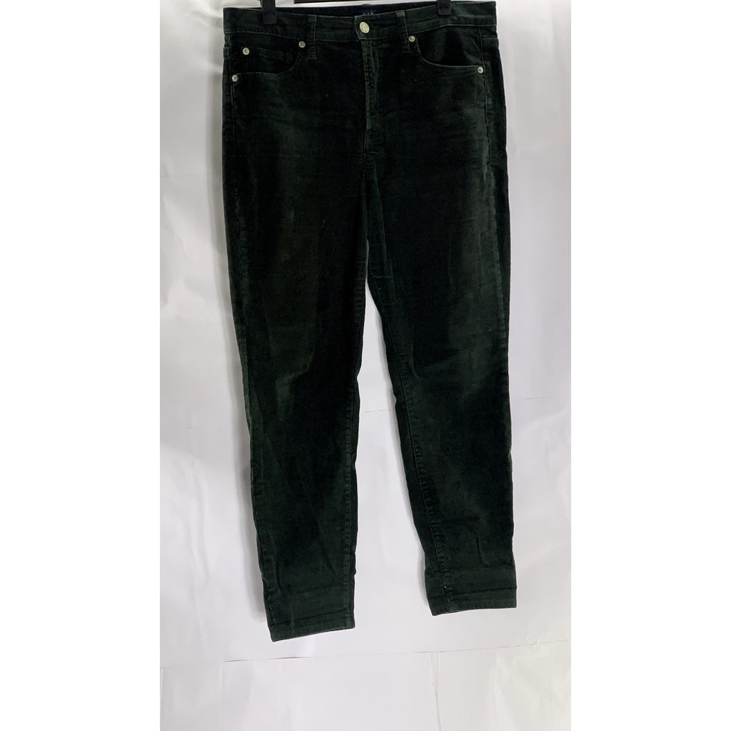 GAP DENIM Women's Petite Dark Charcoal Gray True Skinny Corduroy Pant SZ 8/28P