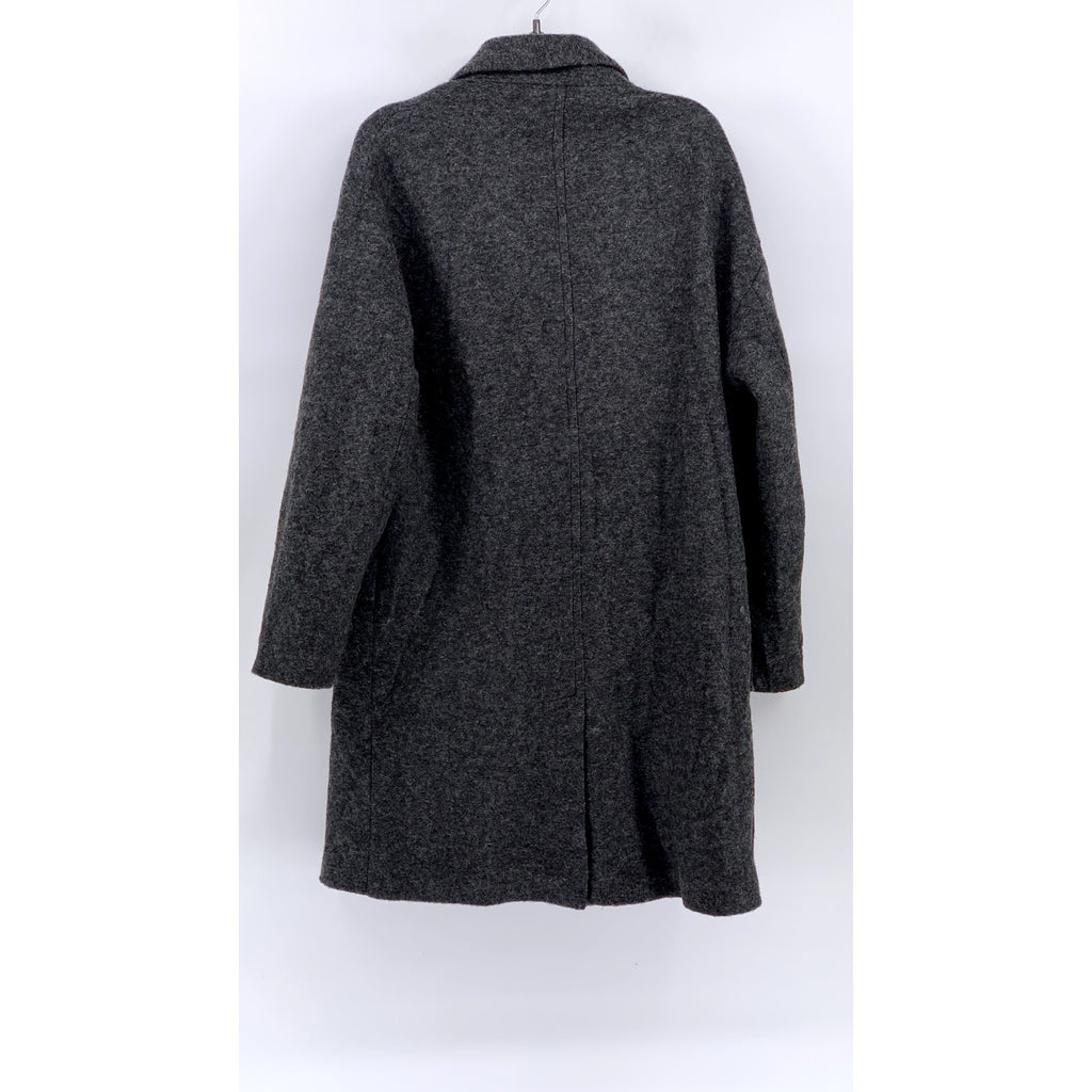 ZARA Men's Charcoal Wool-Blend Two Button Coat SZ S
