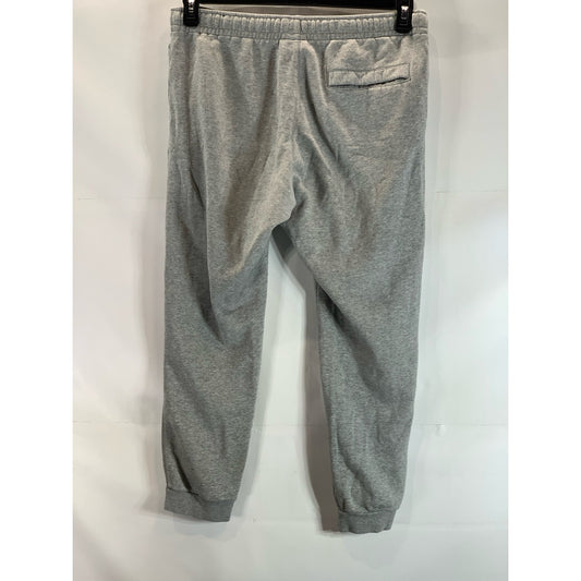 NIKE Men's Gray Club Fleece Drawstring Waist Pull-On Jogger Pants SZ L