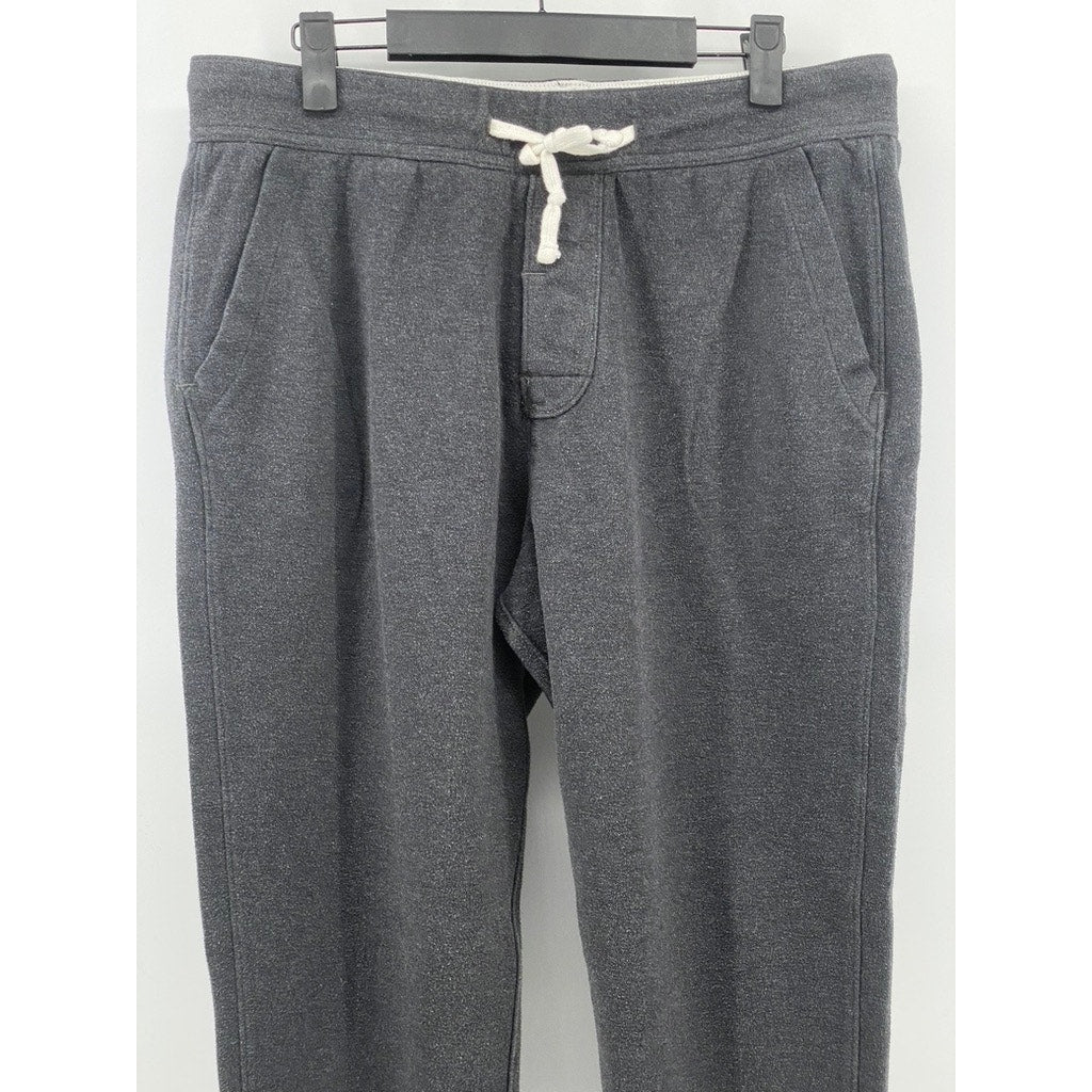 ABERCROMBIE & FITCH Men's Charcoal Gray Drawstring Slim-Leg Casual Pants SZ M