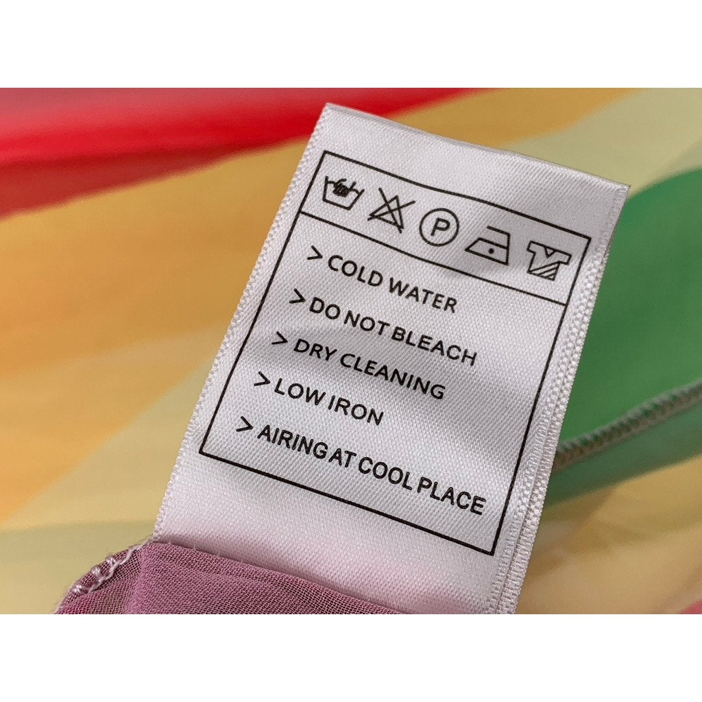 HIBLUCO Women's Multicolor Sheer Kimono SZ OS