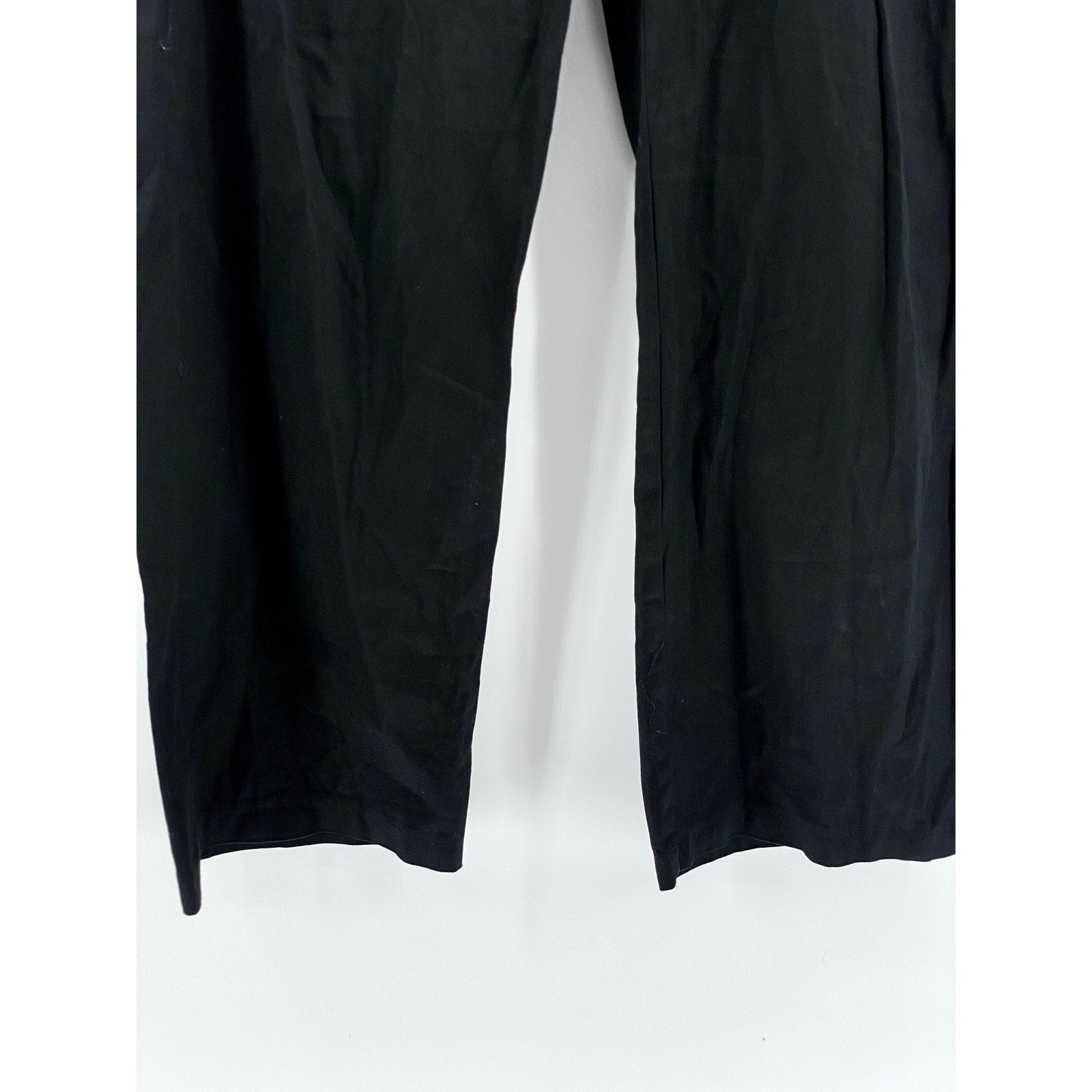 PAPRIKA Women's Black Solid Straight-Leg Regular-Fit Pant SZ M