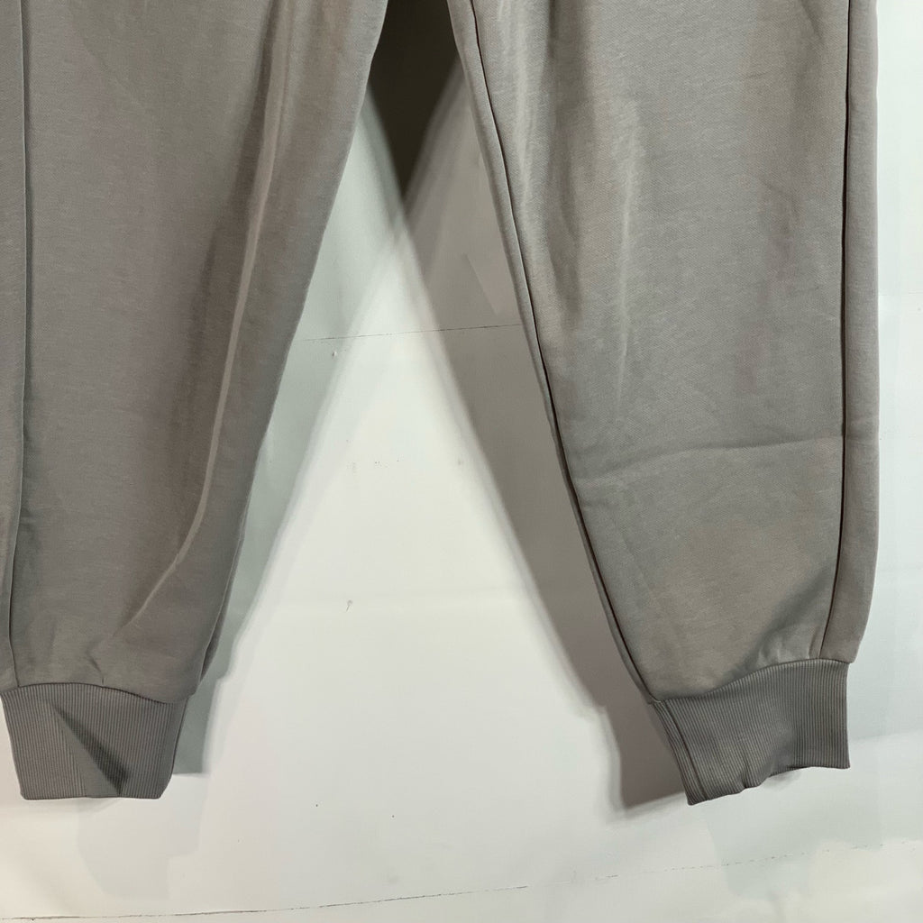 PUMA Men's Concrete Gray Essential Logo Fleece Pull-On Sweatpants SZ XL
