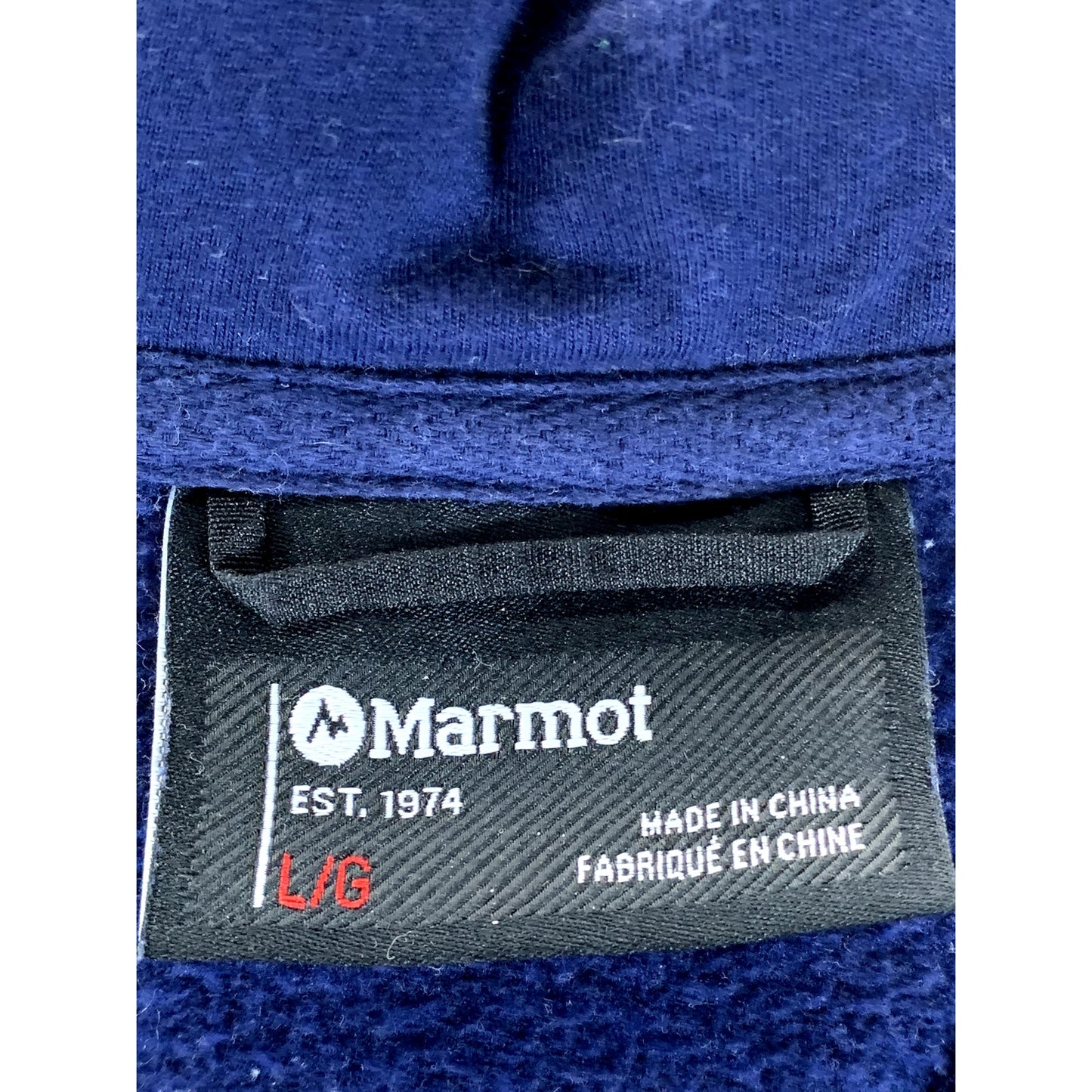 MARMOT Men's Blue Coastal Graphic Pullover Hoodie SZ L