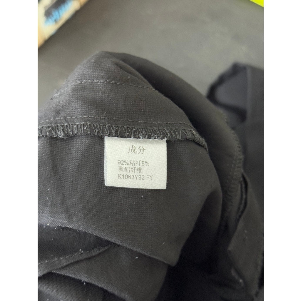 NICKILAM Women's Black Solid Straight-Leg Dress Pants SZ S