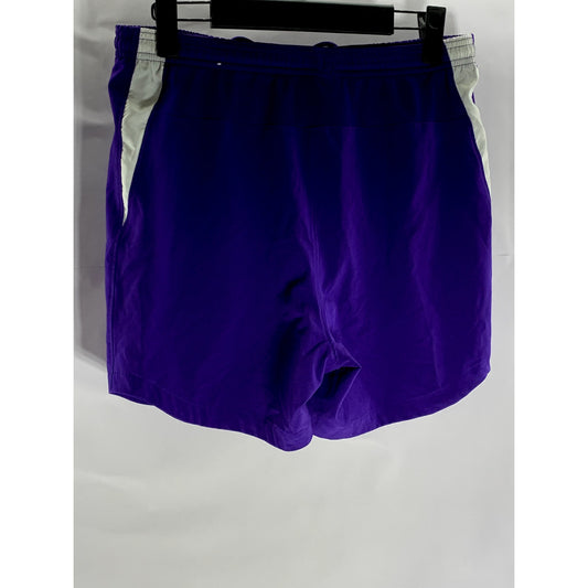 NIKE Women's Purple/White Dri-Fit Elasticized Waist Woven Venom Short SZ XS