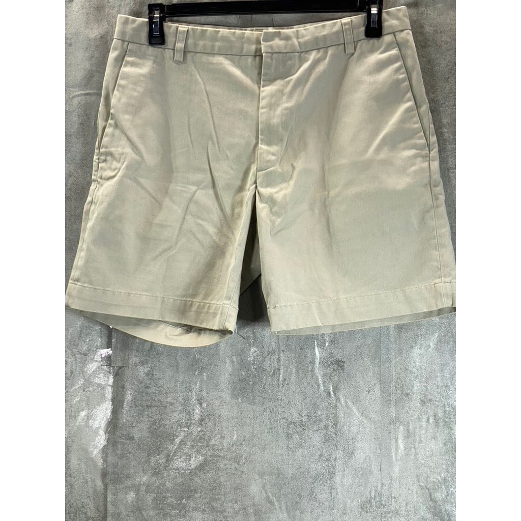 BANANA REPUBLIC Men's Beige Lightweight Regular-Fit Shorts SZ 34