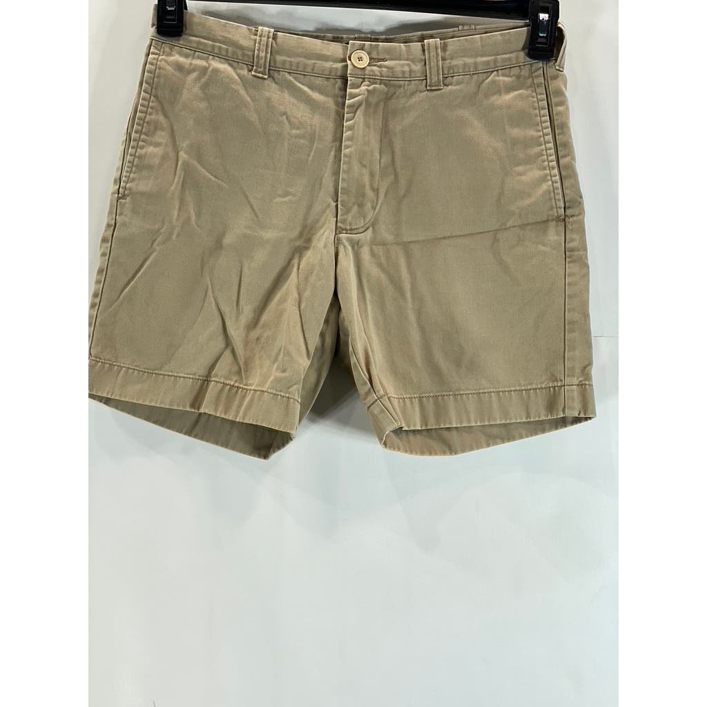 J. CREW Men's Tan Reade Stretch Four-Pocket 7" Chino Shorts SZ 32