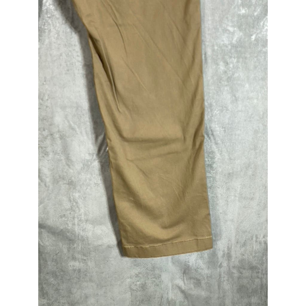 GOODFELLOW & CO Men's Sculptural Tan Athletic-Fit Hennepin Chino Pants SZ 30X30