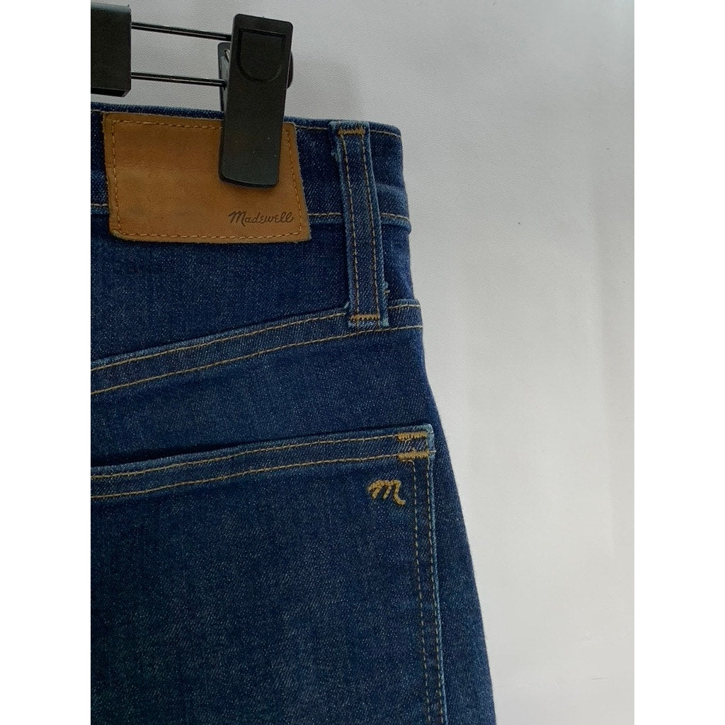 MADEWELL Women's Dark Navy 10" High-Rise Skinny Denim Five-Pocket Jean SZ 28