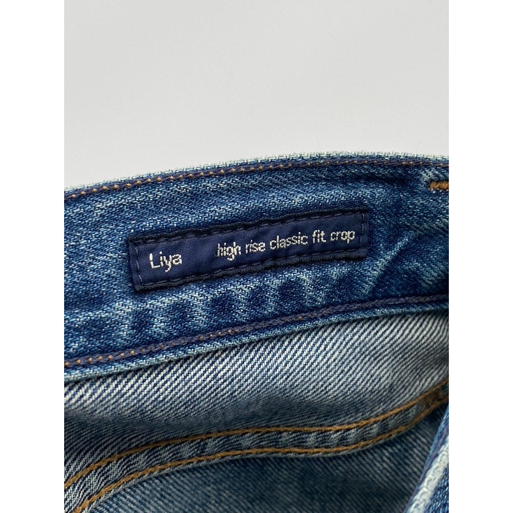 CITIZENS Of HUMANITY Women’s Blue Liya High-Rise Cropped Skinny Jean SZ 24