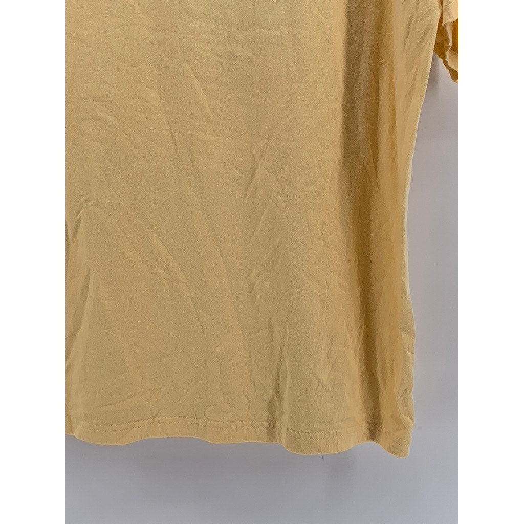 HOLLAND AMERICA LINE Men's Yellow Puerto Vallarta Graphic T-Shirt SZ XL
