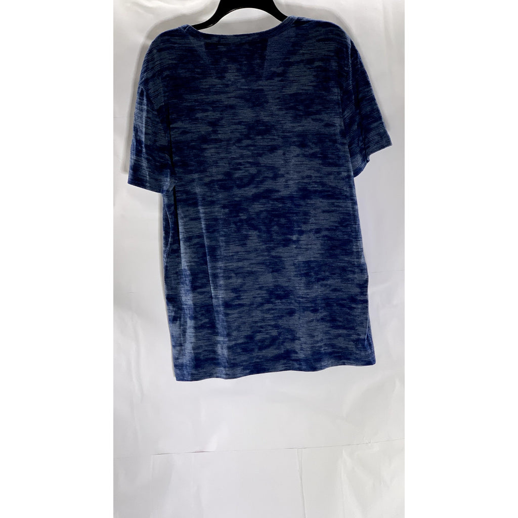 BANANA REPUBLIC Women's Blue Scoop-Neck "The Vintage T" Short Sleeve Top SZ L