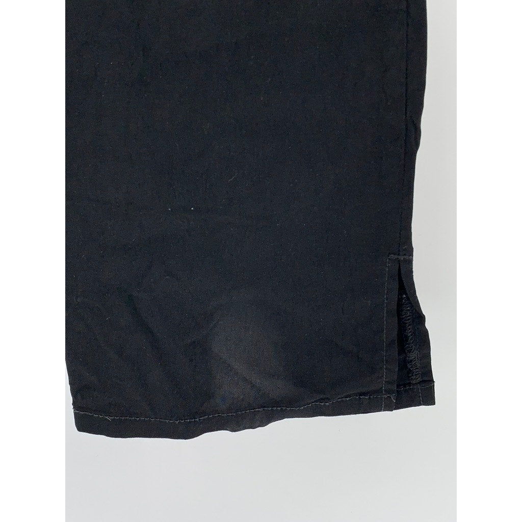 UNIF Women's Black Solid Pull-On Bootcut Casual Pants SZ 24