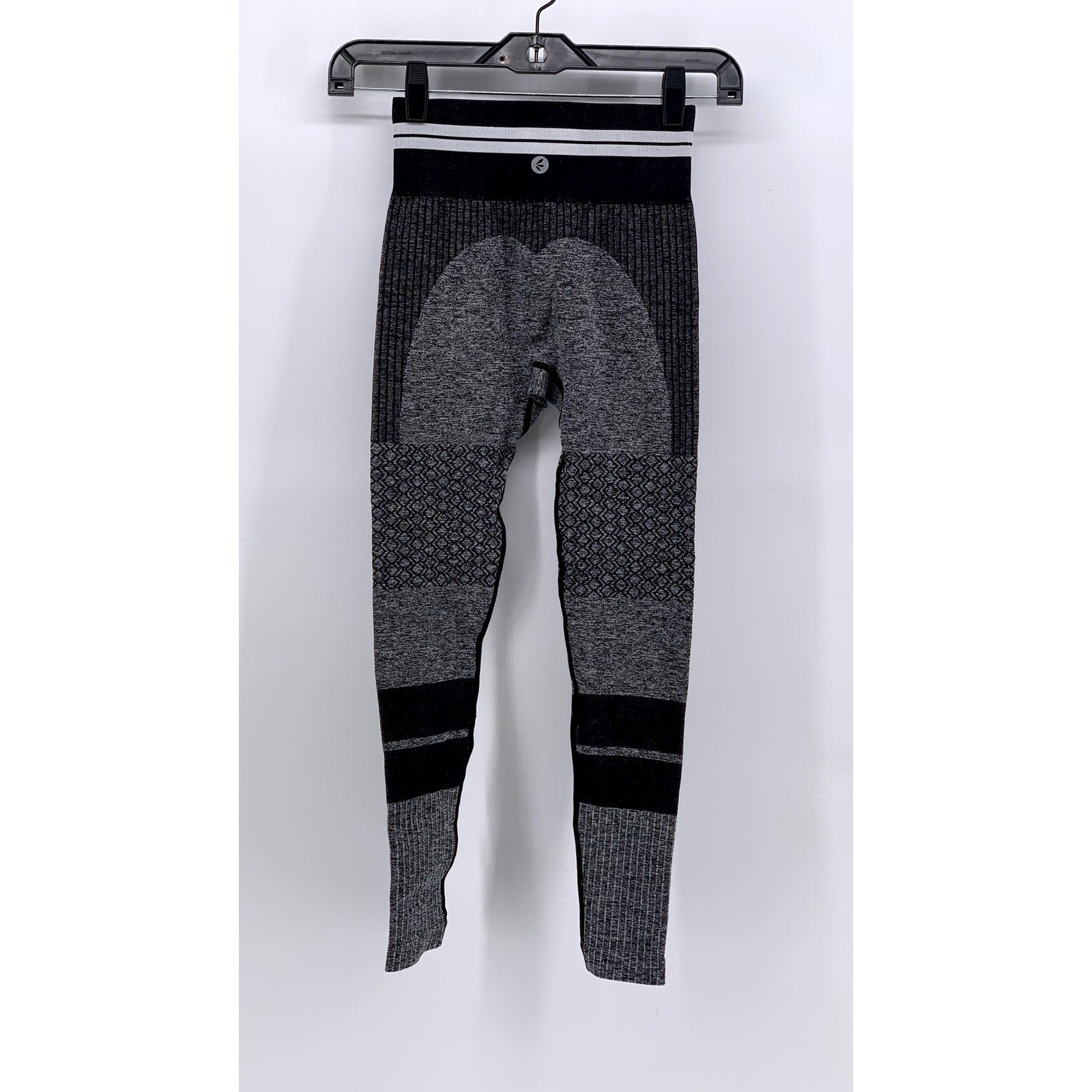 UNBRANDED Women's Heather Gray Seamless High-Rise Ankle Leggings SZ XS