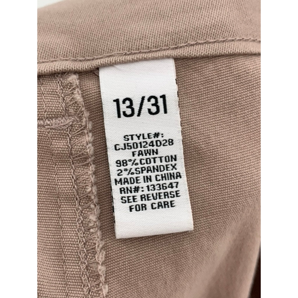 CELEBRITY PINK Women’s Dusty Rose Button-Front Denim Mini Skirt SZ 13/31