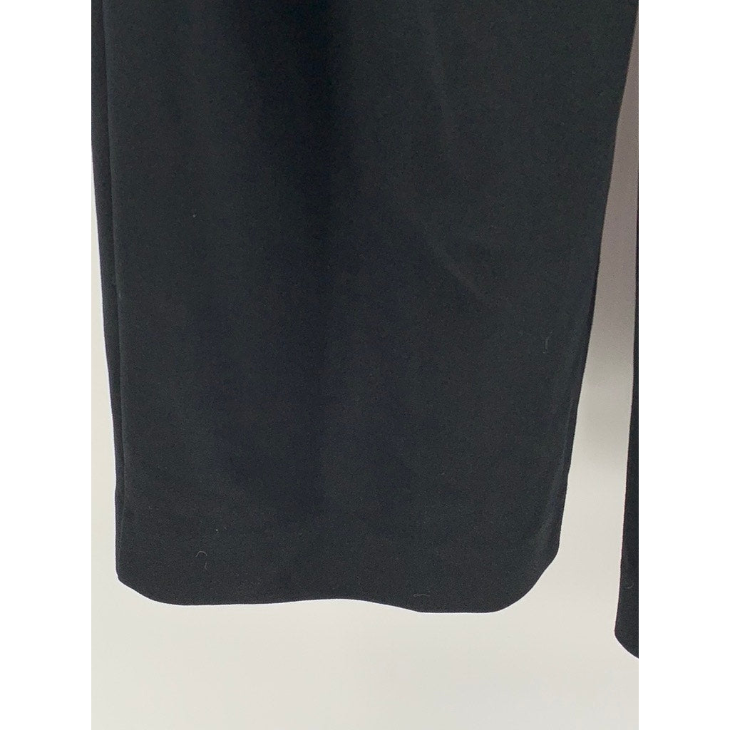 OAK+FORT Women's Black Elastic Waist Wide-Leg Pant SZ XS