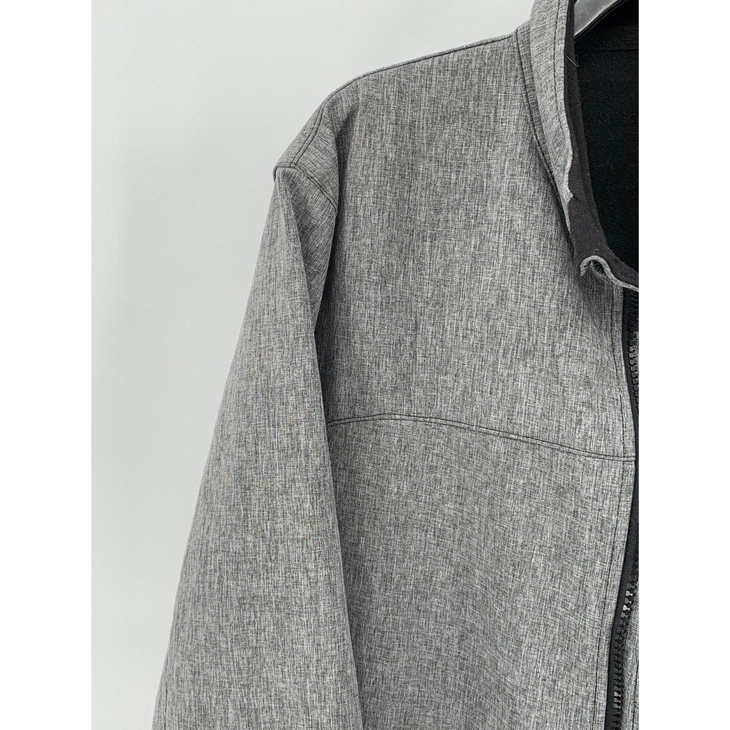 CHAMPION Men's Gray Zip-Up Long Sleeve Venture Dry Jacket SZ L