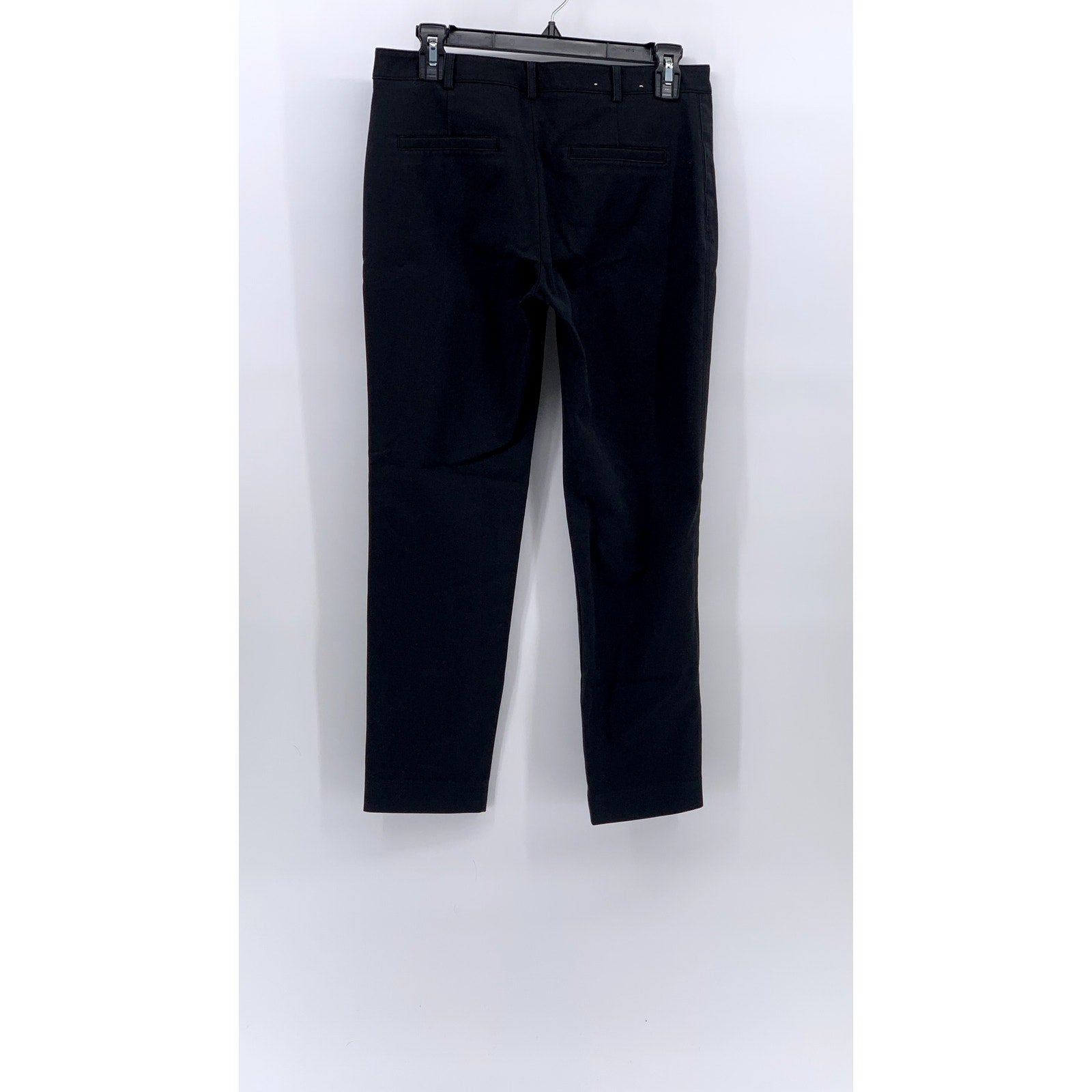 CLUB MONACO Women's Black Solid Hook & Button Slim Pant SZ 4