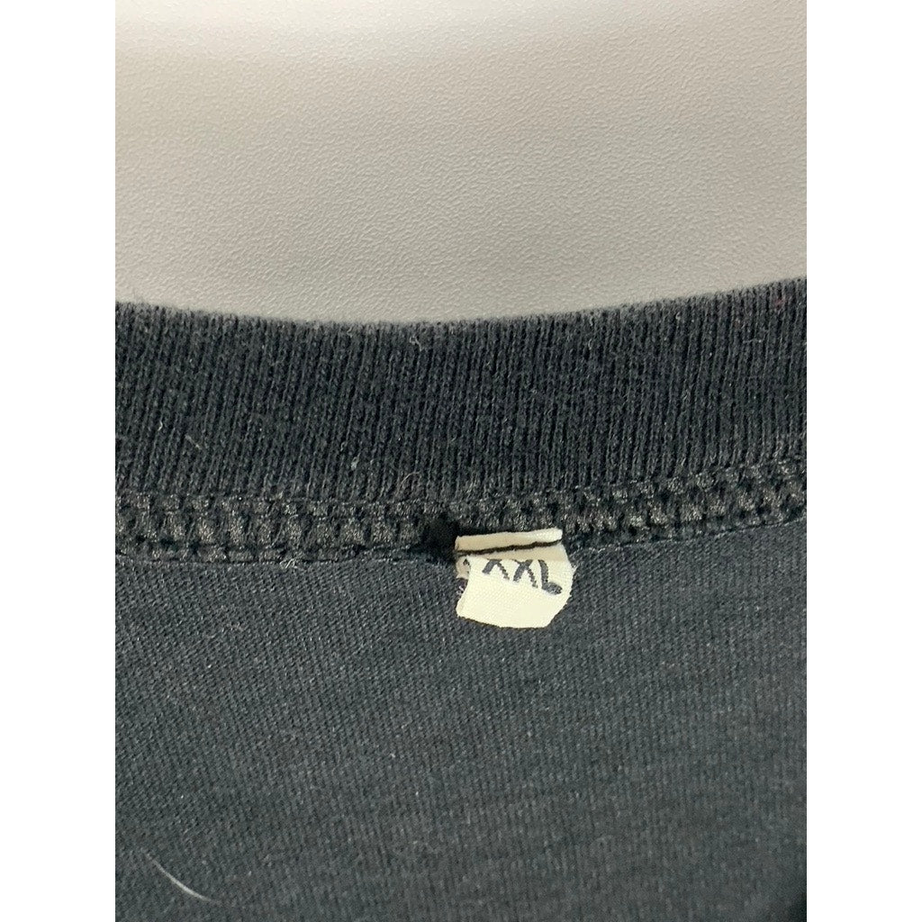 UNBRANDED Men's Black Thailand Bangkok Temple Graphic Crewneck T-Shirt SZ 2XL