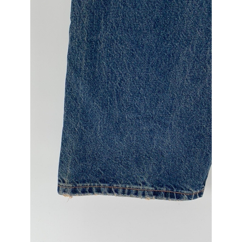 ZARA Women's Dark Blue High-Rise Straight-Leg Regular-Fit Five-Pocket Jeans SZ 2